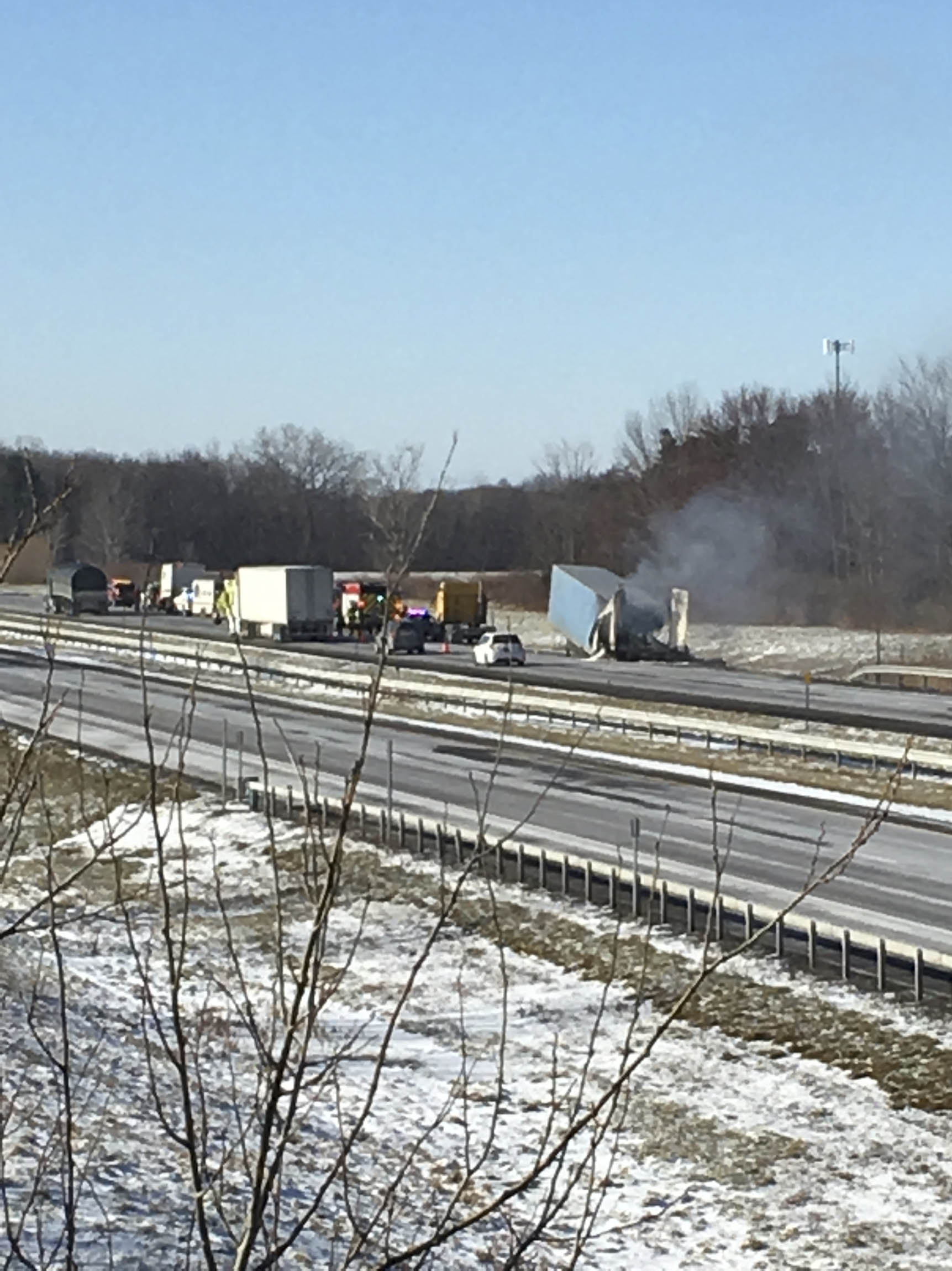 HAZMAT crews called to tractor trailer fire on Thruway | News, Sports ...